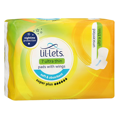 Lil-Lets Ultra Thin Pads Super Plus 7 pack
