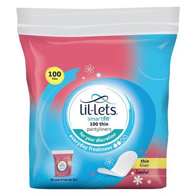 Lil-Lets Thin Panty Liner Scented 100 pack