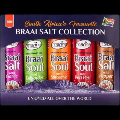 Marina Braai Salt Collection 25g (Pack of 5)