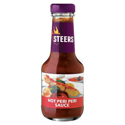 Steers Sauce Hot Peri Peri 375ml