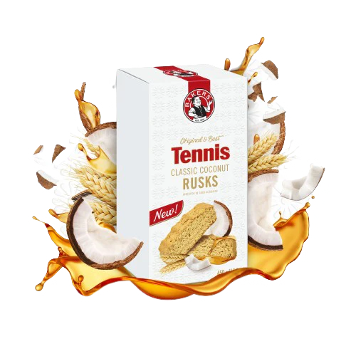 Bakers Tennis Classic Coconut Rusks 450g – Springbok Foods