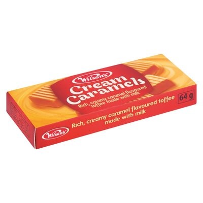 Wilsons Cream Caramels 64g - BB 30/11/2023