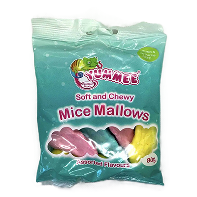 Yummee Mallow Mice 80g pack