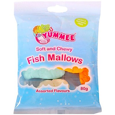 Yummee Mallow Fish 80g pack