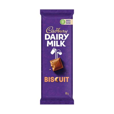 Cadbury Biscuit Slab 80g