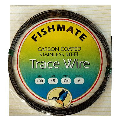 Fish Mate carbon coated wire 10m 100lb