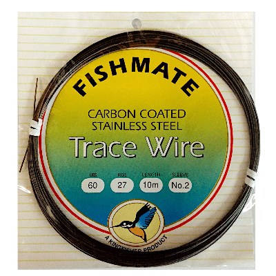 Fish Mate carbon coated wire 10m 60lb