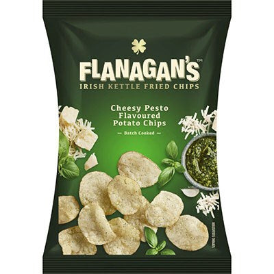 Willards Flanagans Kettle Basil's Cheesy Pesto 120g - BB: 10/05/2023