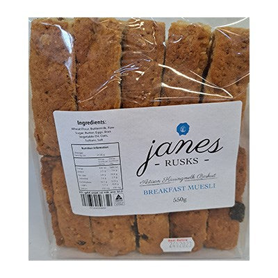 Janes Rusks - Muesli