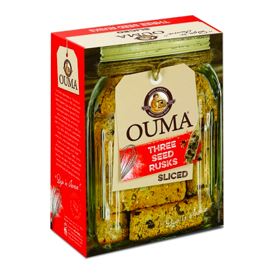Ouma Rusks - Sliced 3 Seeds 450g