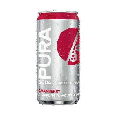 Pura Soda Cranberry 300ml