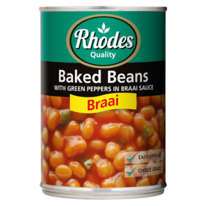 Rhodes Baked Beans in Braai Sauce 410g