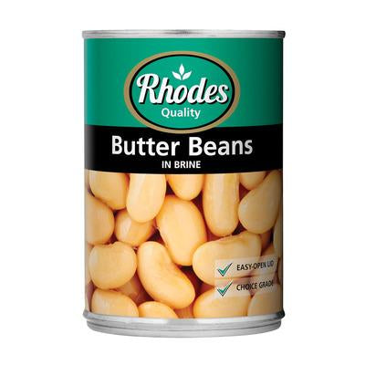 Rhodes Butter Beans in Brine 410g