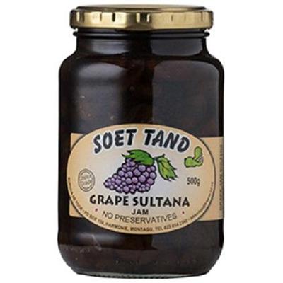 Soet Tand Grape Sultana Jam 500g